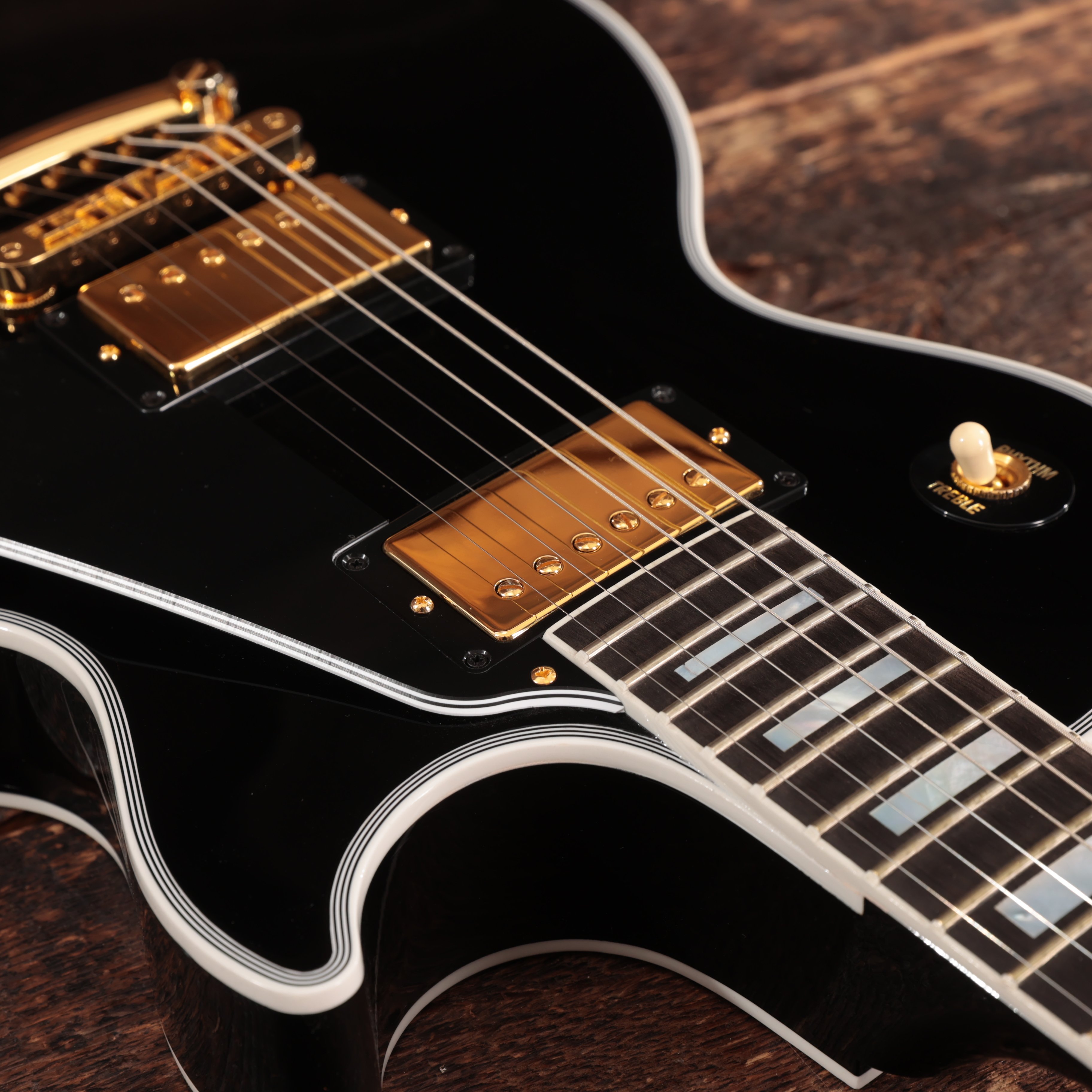 Gibson Custom Shop Les Paul Custom in Gloss Black - Andertons